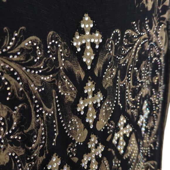 Vocal Rhinestone Sleeveless Mini Dress - Picture 4 of 8